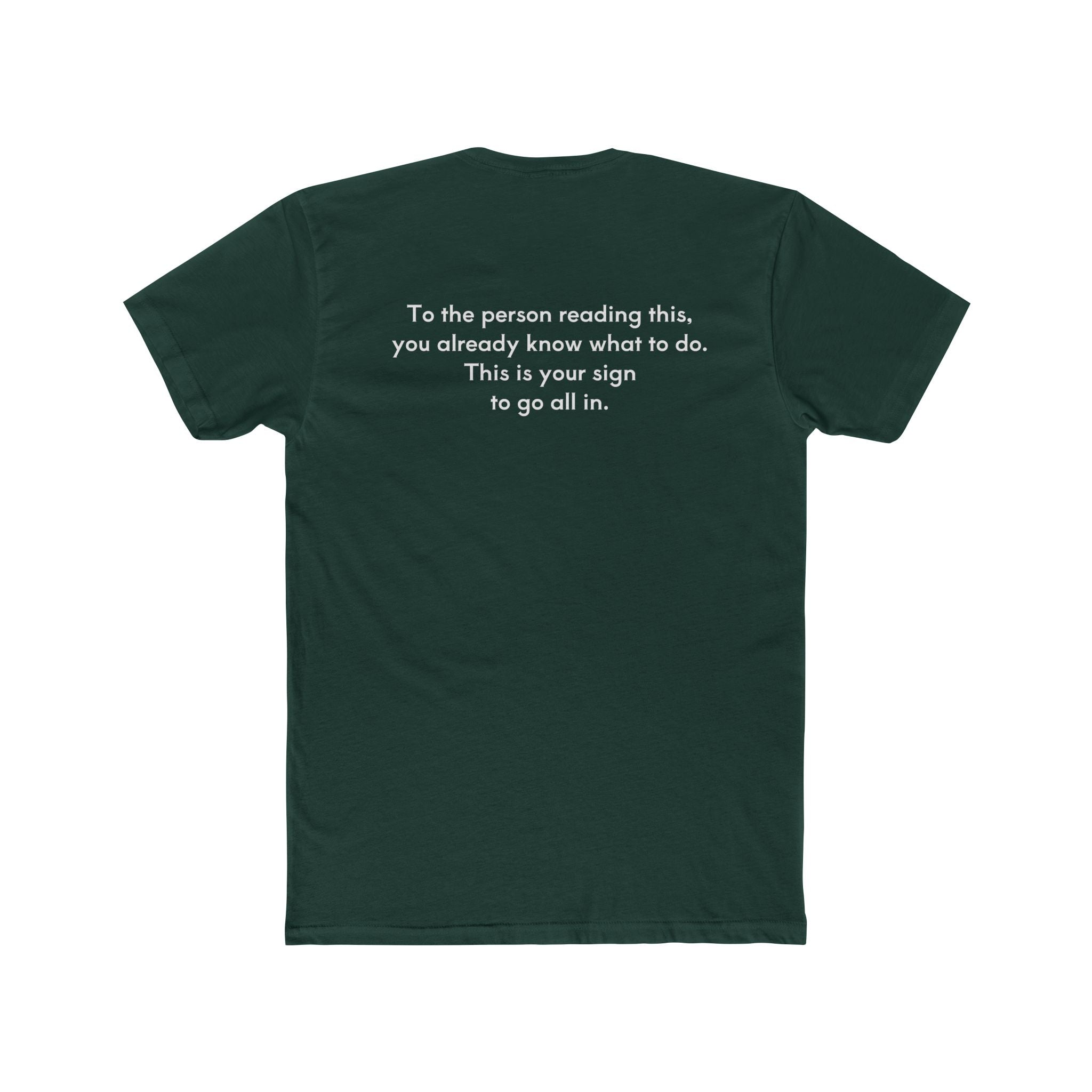 You Can Unisex Cotton Crew T-Shirt