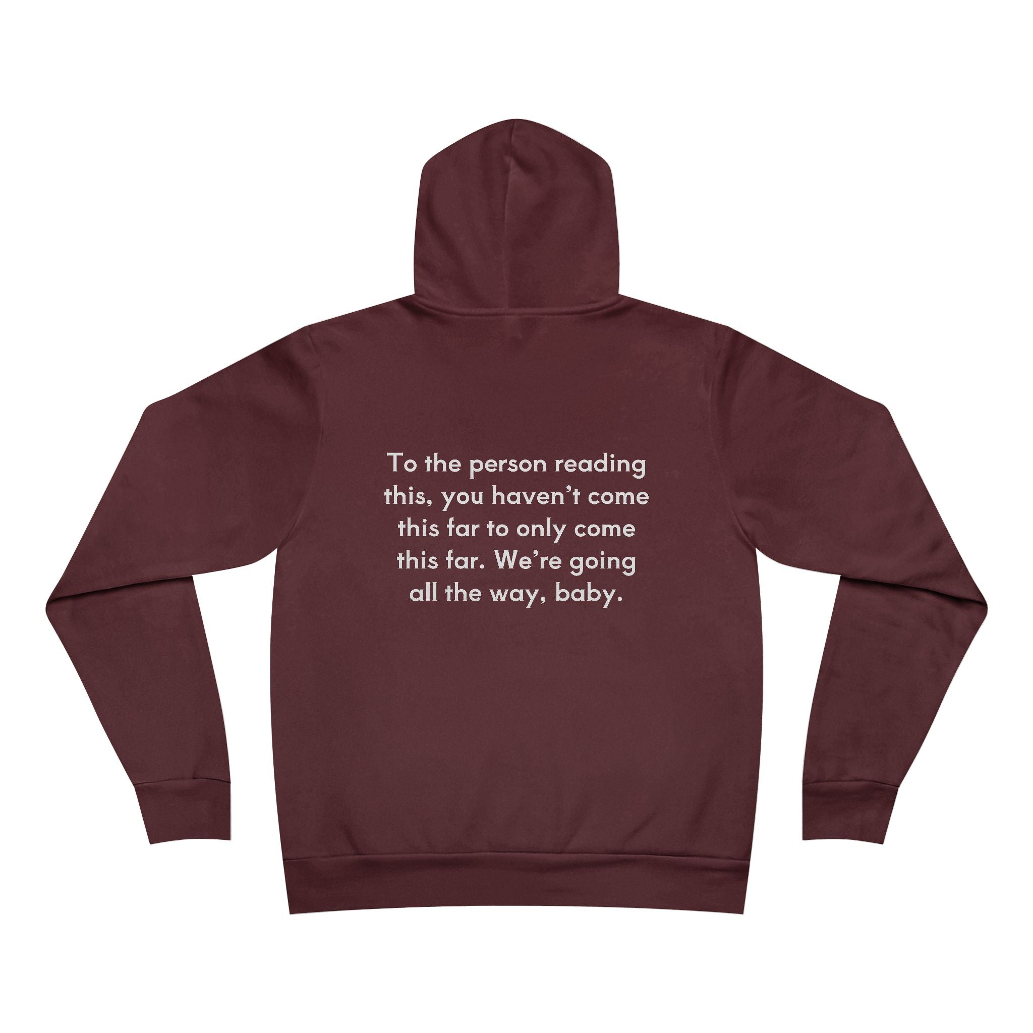 You Are Not Allowed To Quit Unisex Fleece Hoodie