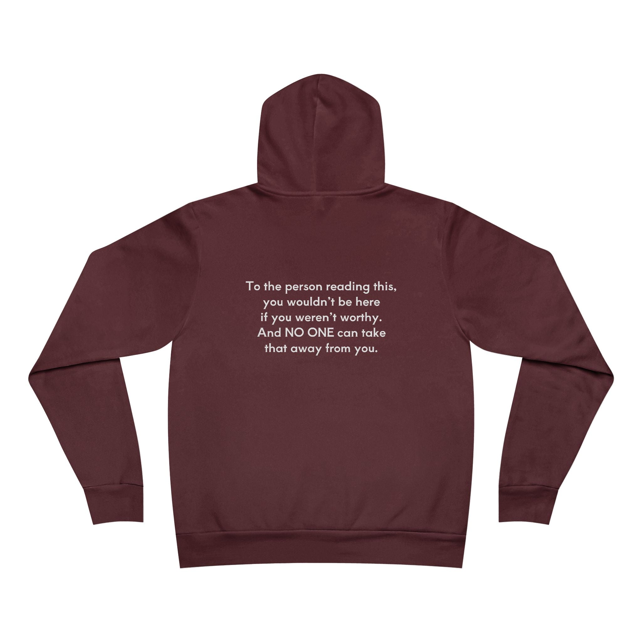 You Are Worthy Unisex Fleece Hoodie