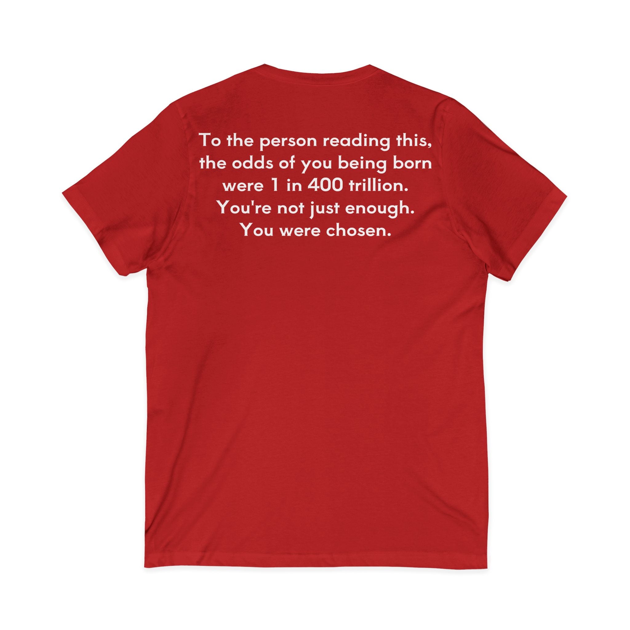 You Are Enough Unisex V-Neck T-Shirt
