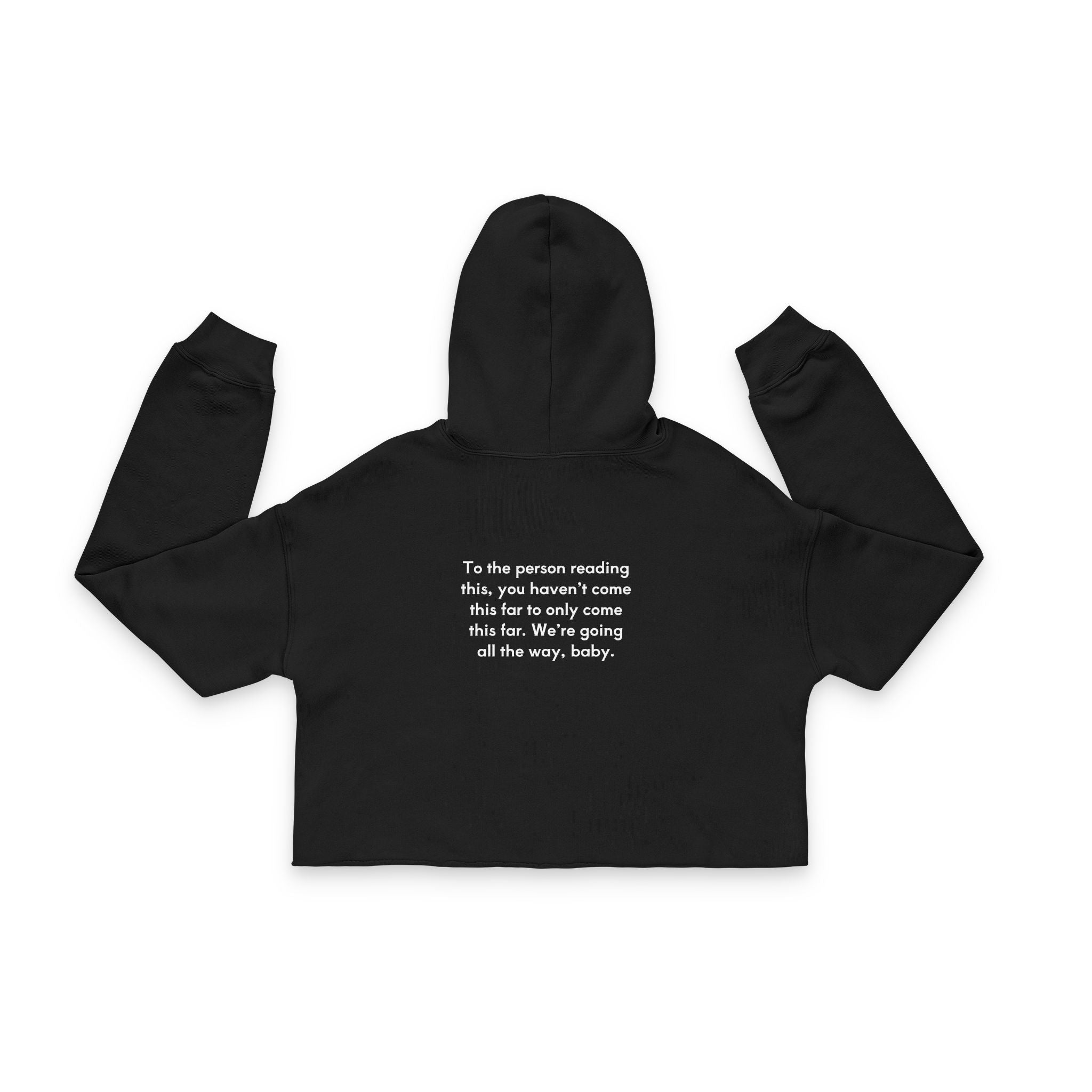 You Are Not Allowed To Quit Women's Cropped Hoodie