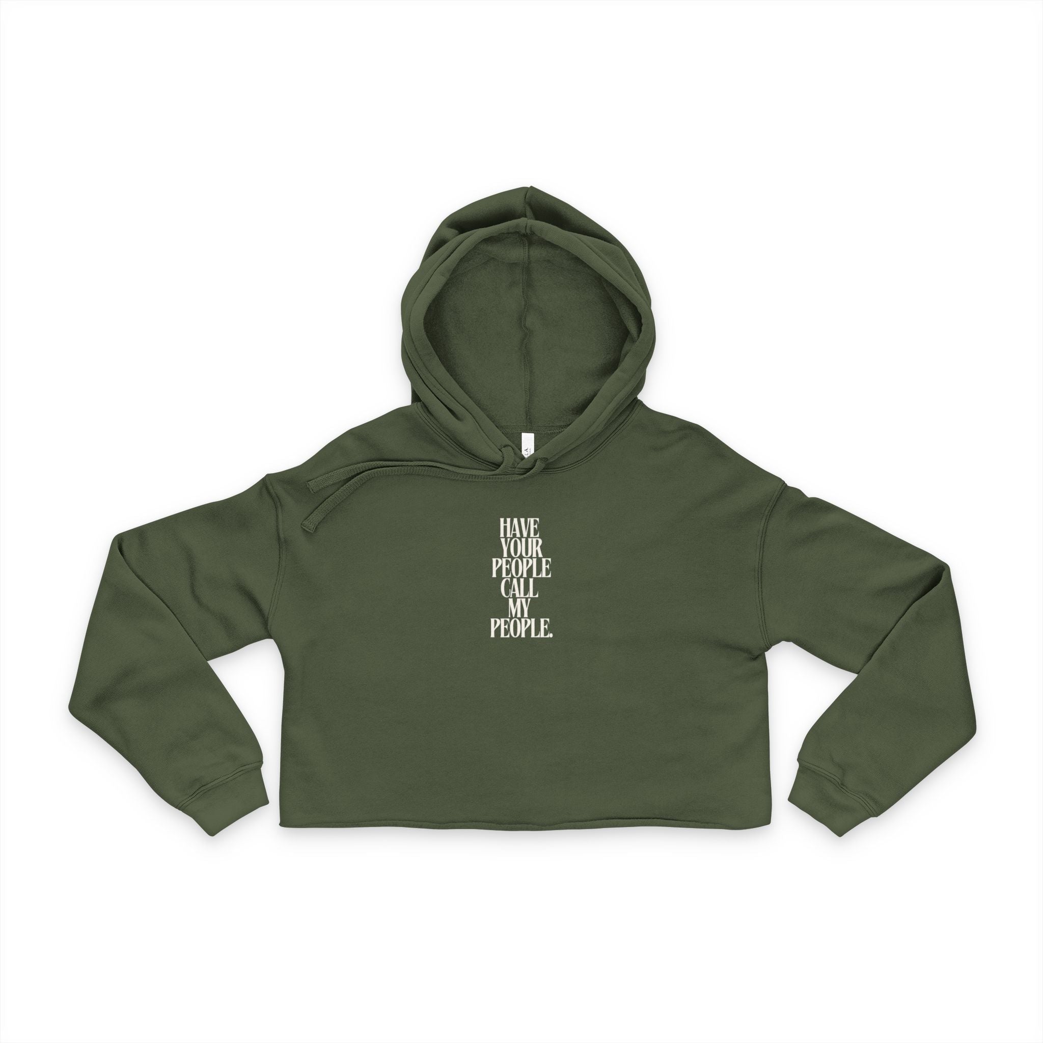 Have Your People Call My People Women's Cropped Hoodie