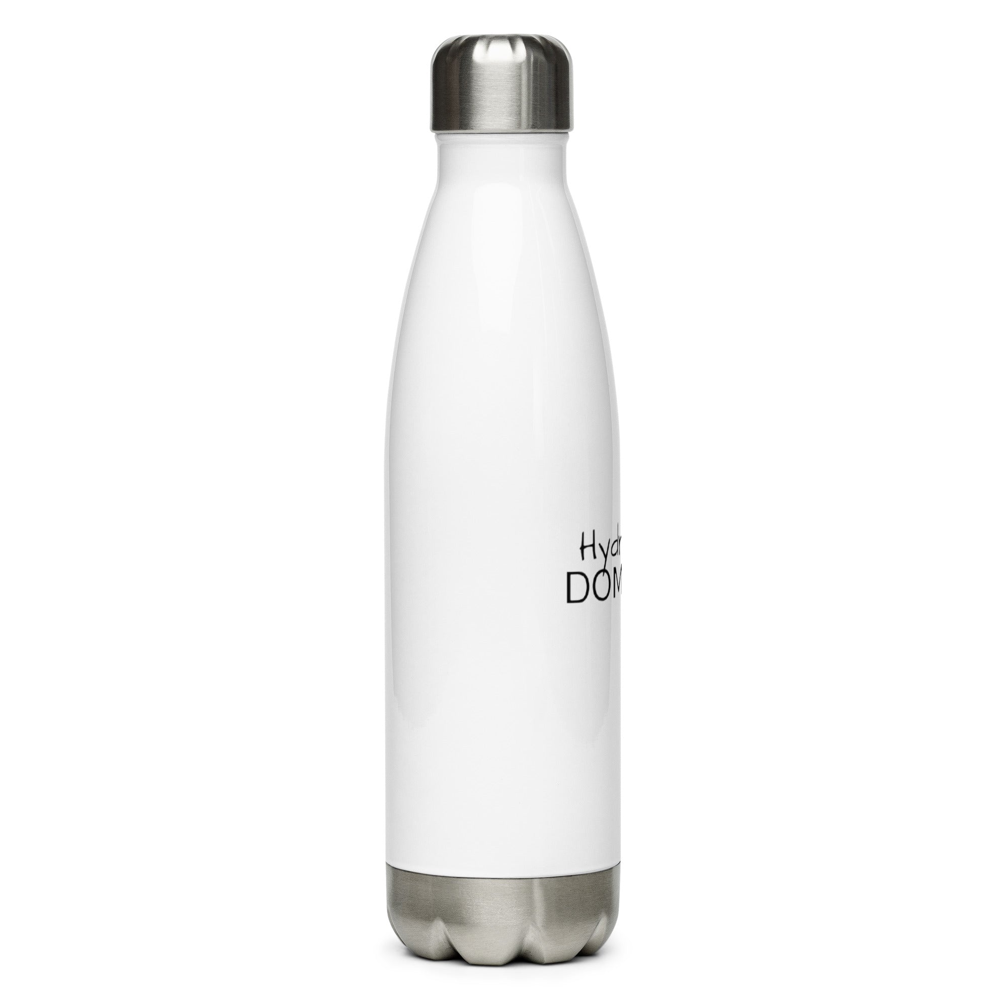 Hydrate and Dominate Stainless Steel Water Bottle
