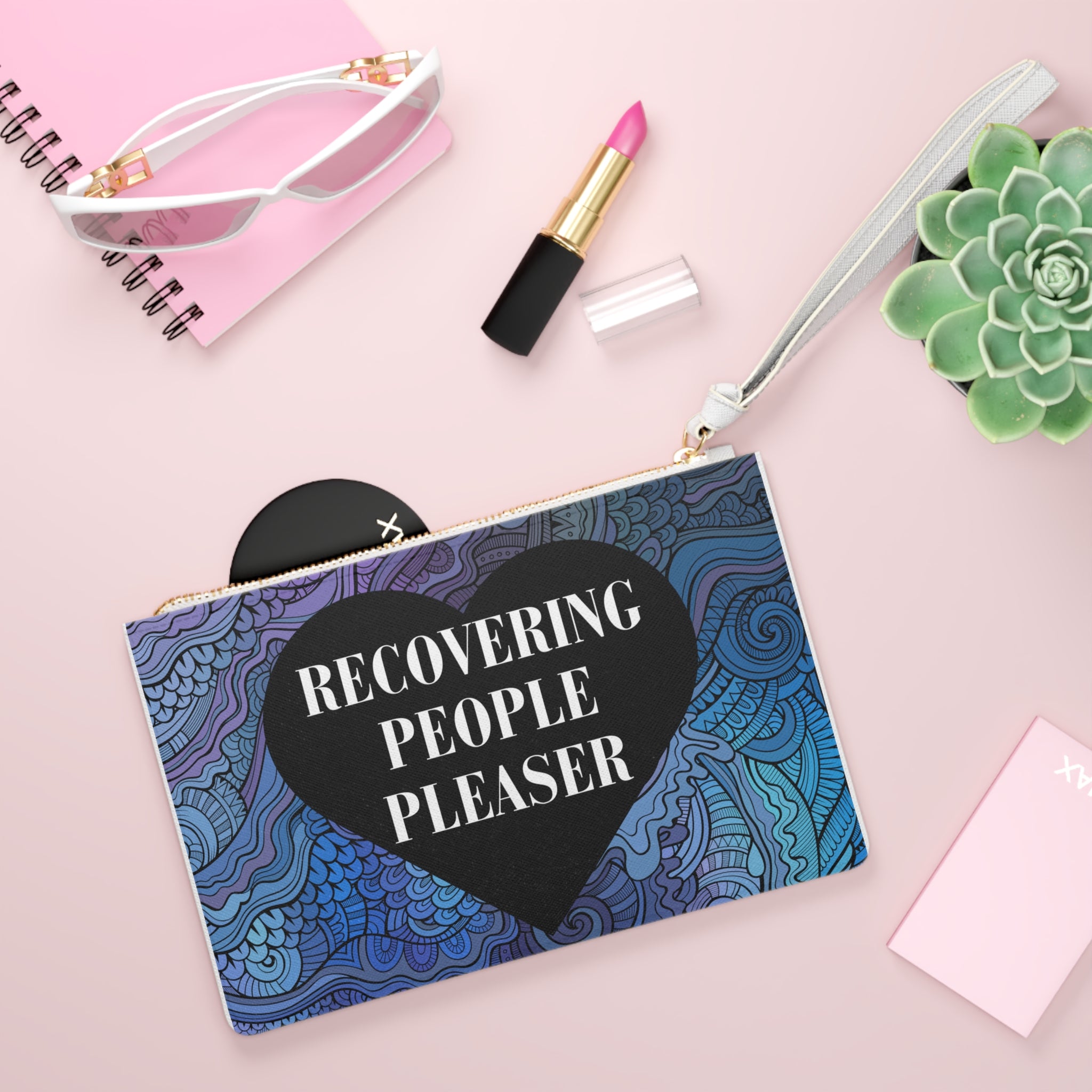Recovering People Pleaser Clutch Bag