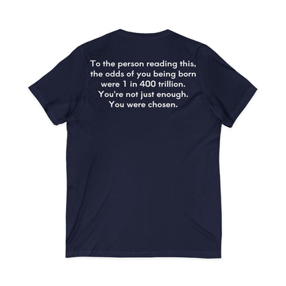 You Are Enough Unisex V-Neck T-Shirt