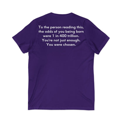 You Are Enough Unisex V-Neck T-Shirt