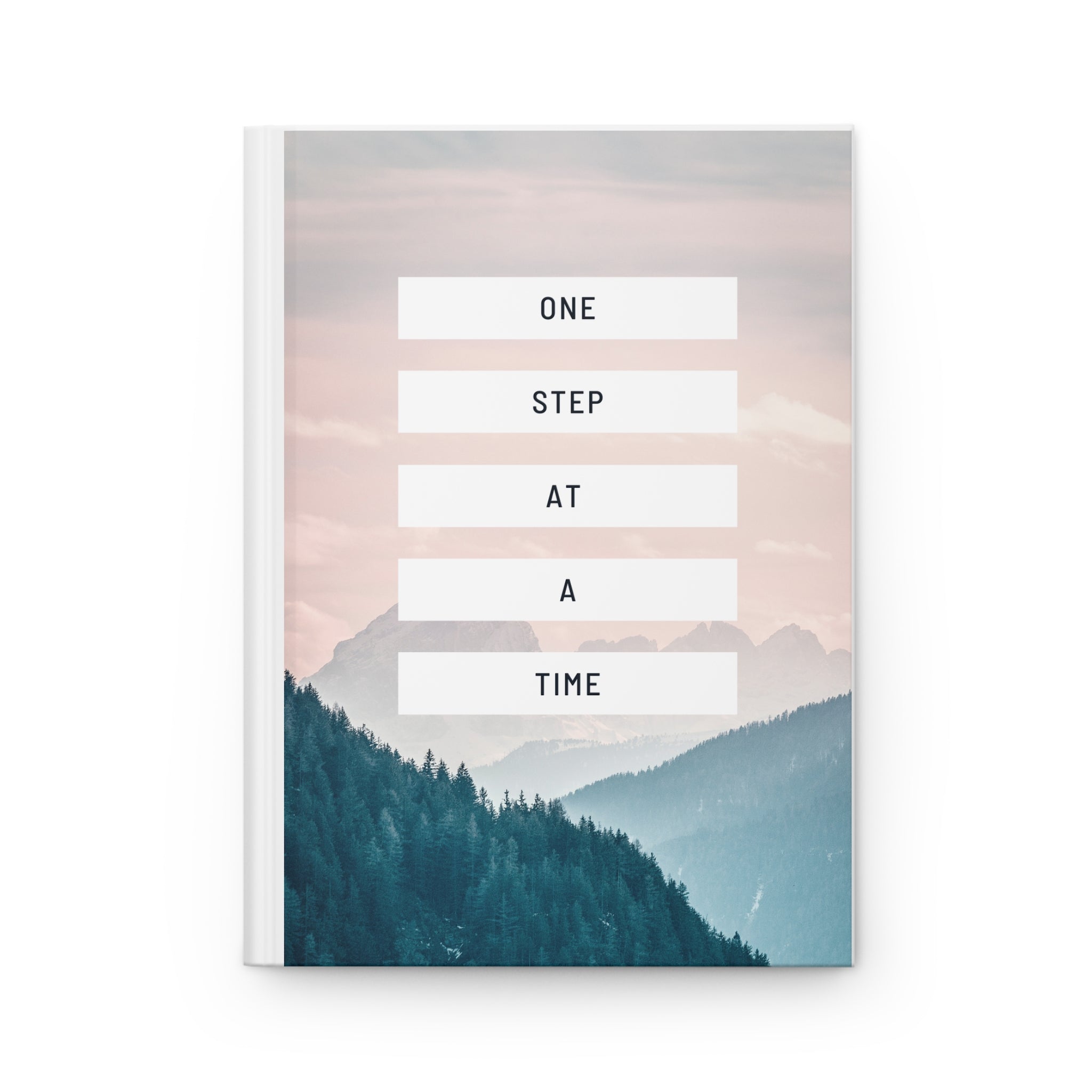 One Step At A Time Hardcover Journal Matte A5