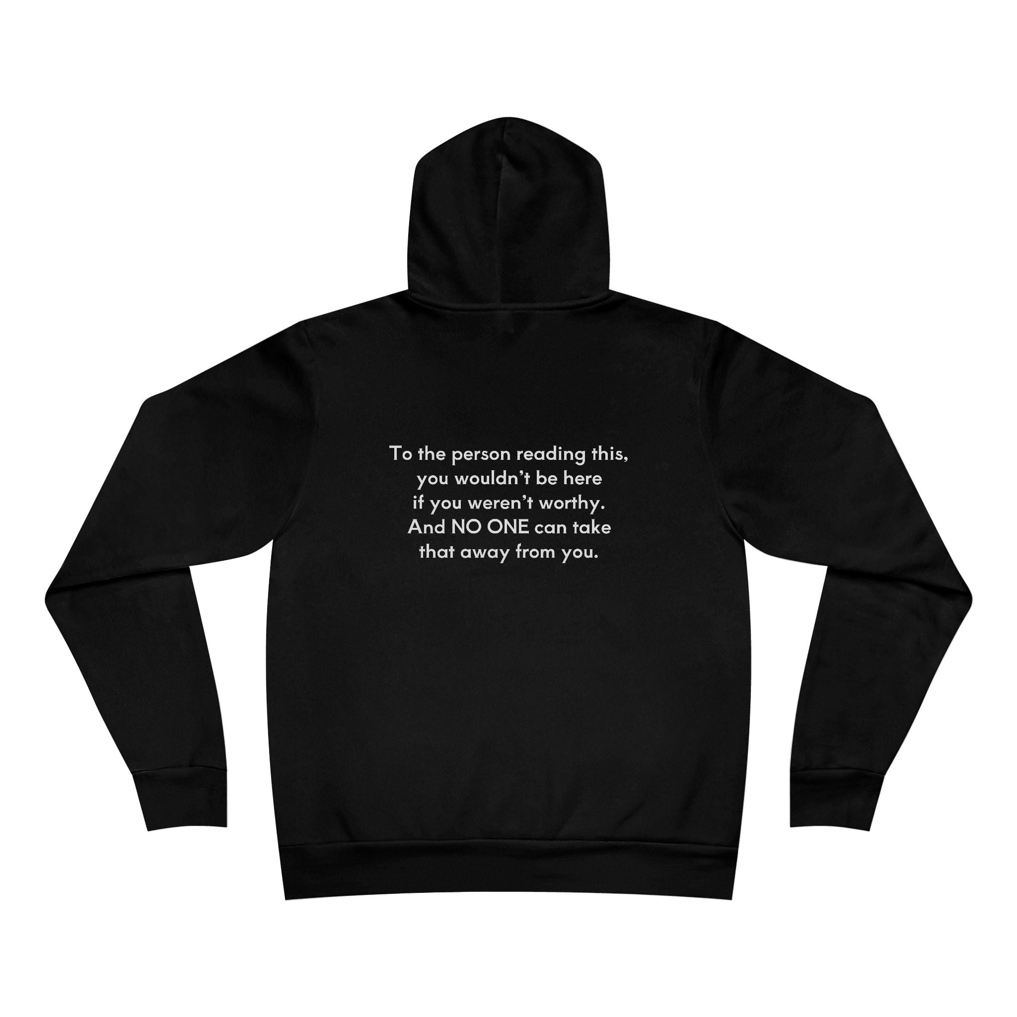 You Are Worthy Unisex Fleece Hoodie