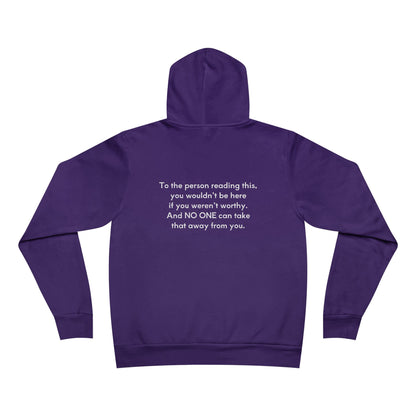 You Are Worthy Unisex Fleece Hoodie
