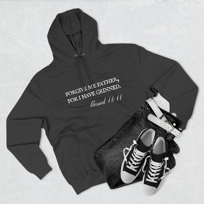 Forgive Me Father, For I Have Grinned Unisex Fleece Hoodie