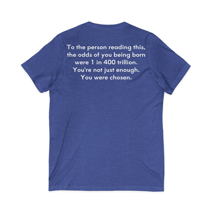 You Are Enough Unisex V-Neck T-Shirt