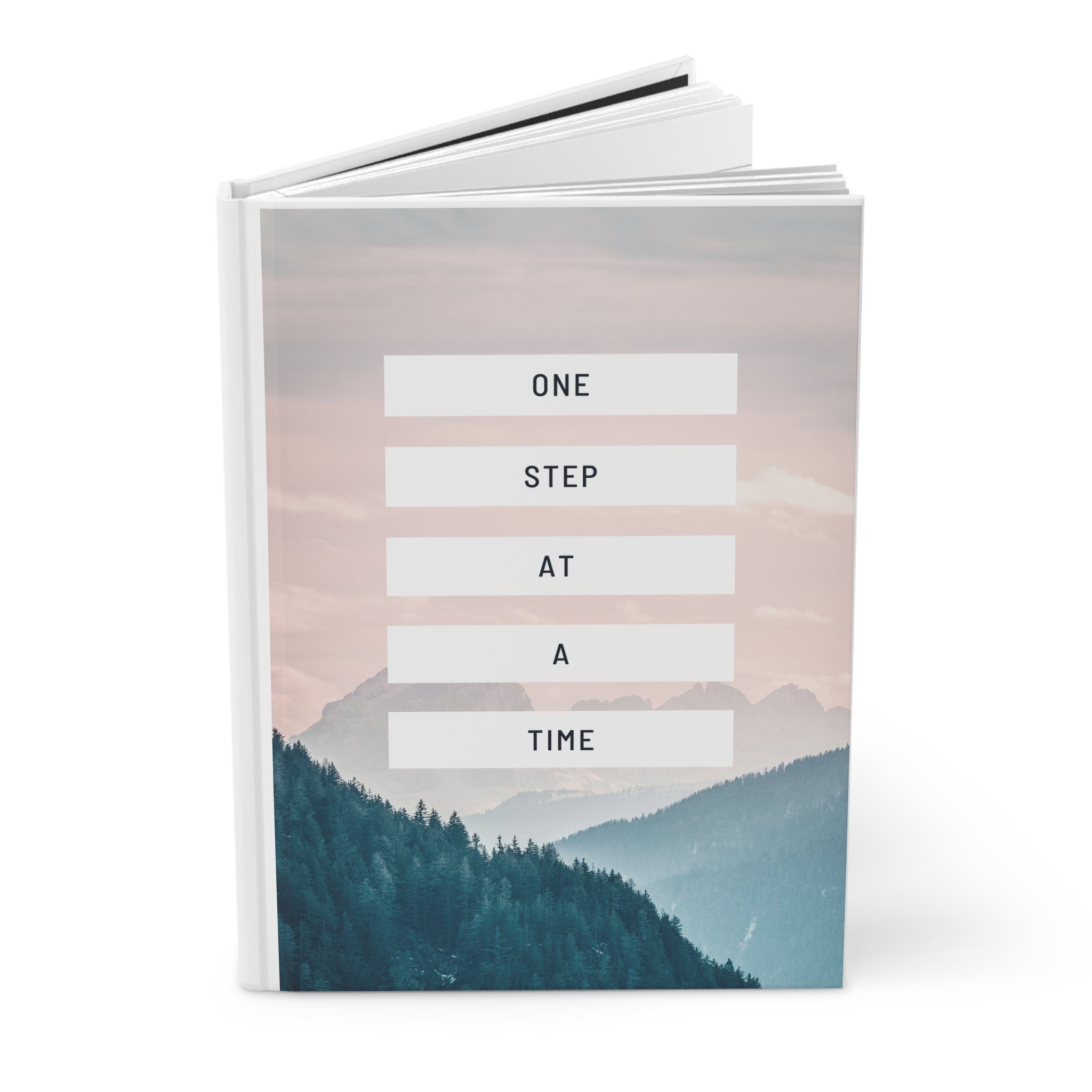 One Step At A Time Hardcover Journal Matte A5