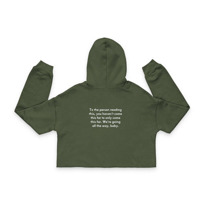 You Are Not Allowed To Quit Women's Cropped Hoodie
