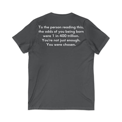 You Are Enough Unisex V-Neck T-Shirt