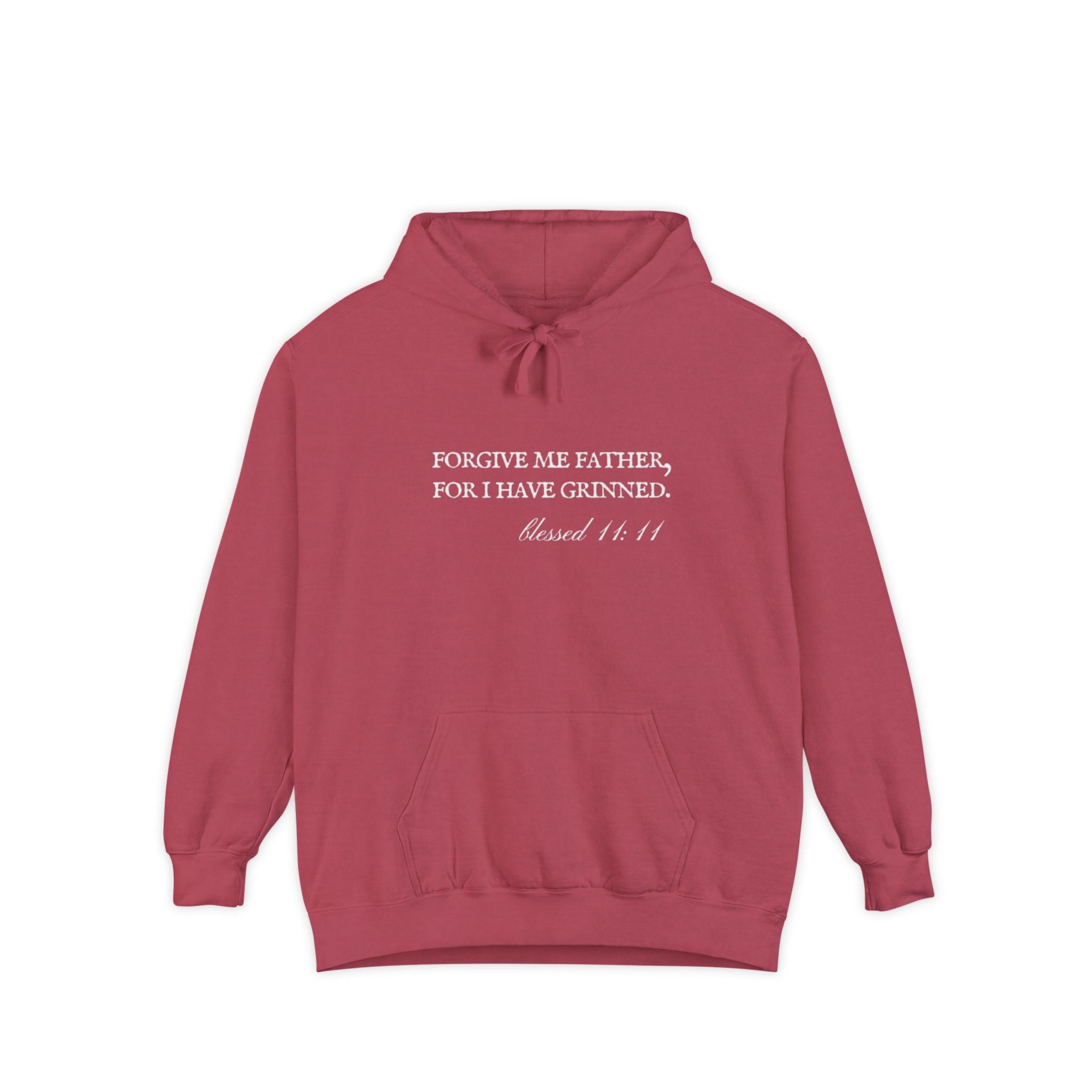 Forgive Me Father, For I Have Grinned Unisex Hoodie