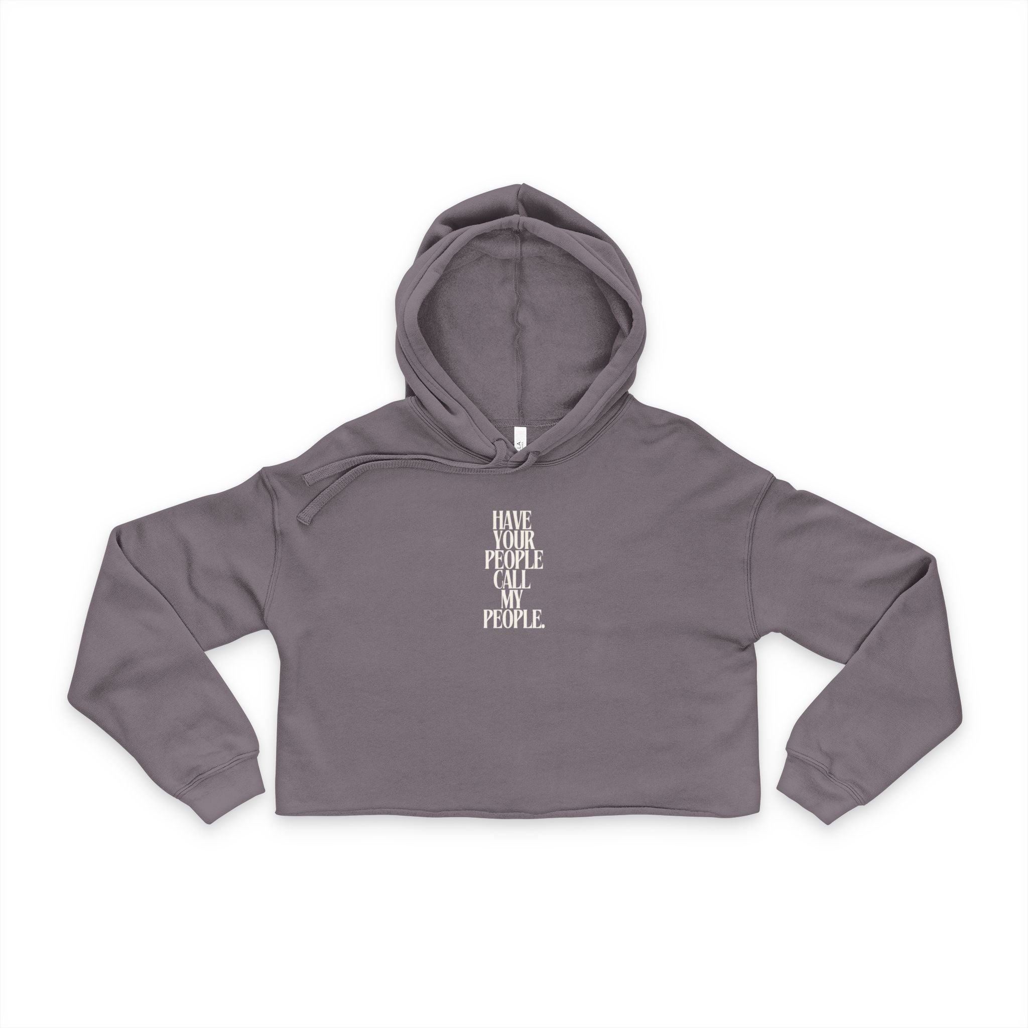 Have Your People Call My People Women's Cropped Hoodie