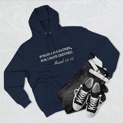 Forgive Me Father, For I Have Grinned Unisex Fleece Hoodie