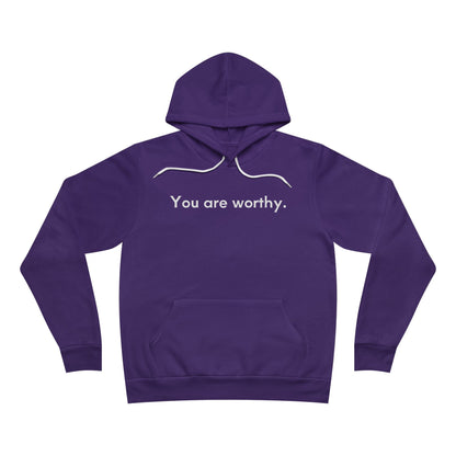 You Are Worthy Unisex Fleece Hoodie