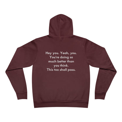 Keep Going Unisex Fleece Hoodie