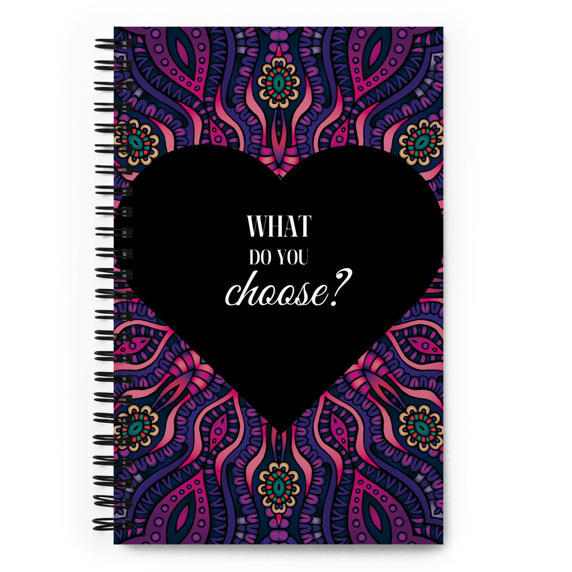 What Do You Choose? Spiral Bound Journal A5