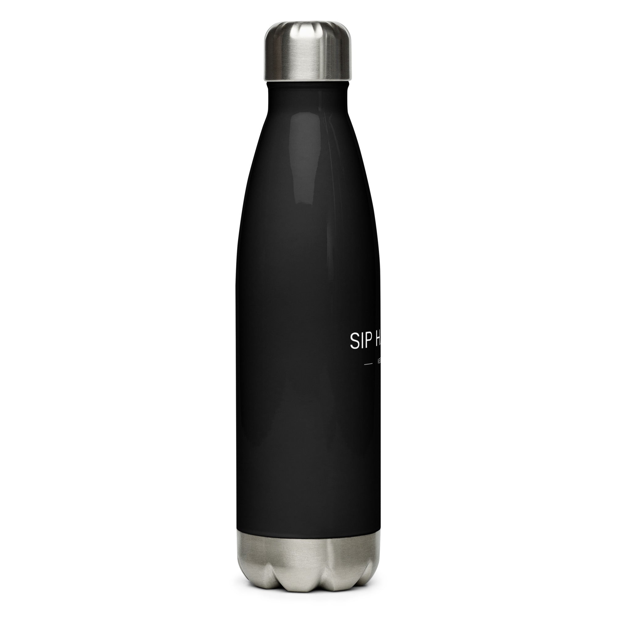 Sip Happens, Keep Going Stainless Steel Water Bottle